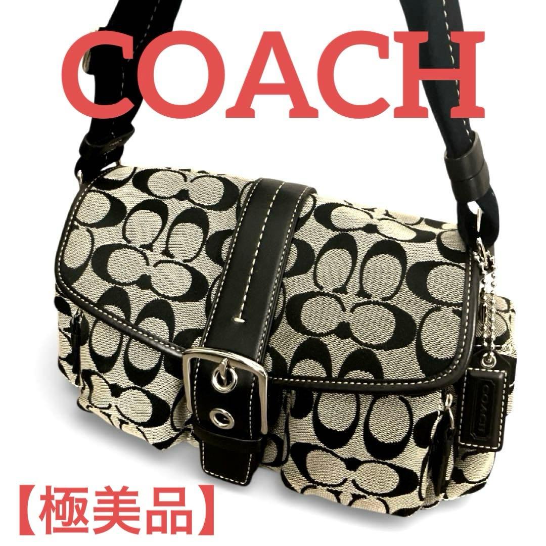 ✨未使用級/Y2K✨コーチ ワンショルダーバッグ ソーホー シグネチャー レザー