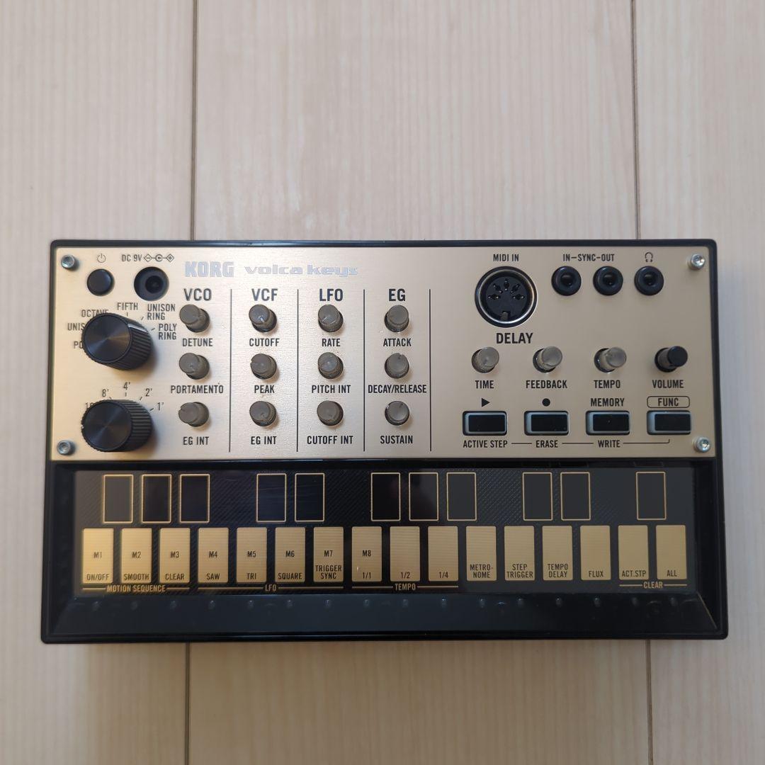 【動作確認済】KORG volca keys アナログシンセサイザー