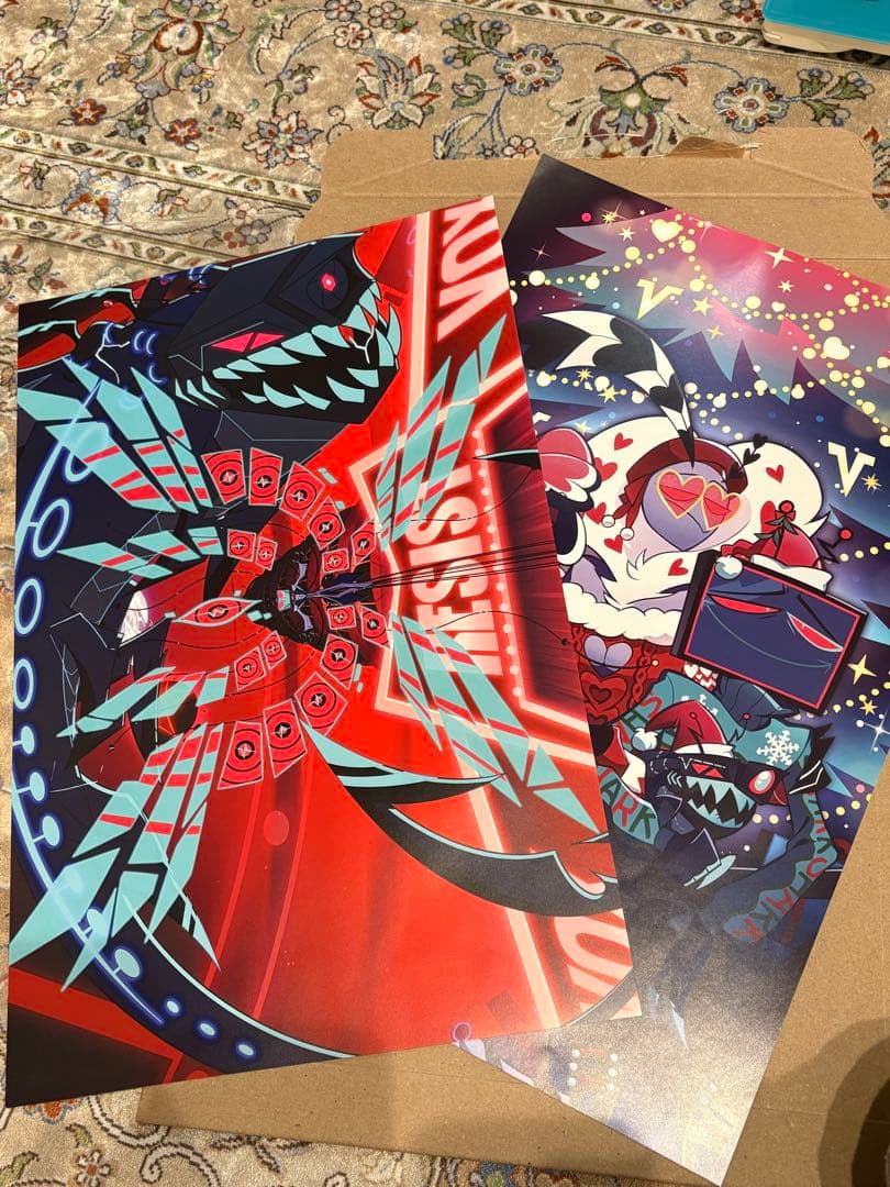 ハズビンホテル　クリスマス限定ポスターとVOXDEIポスター2つ　Vox