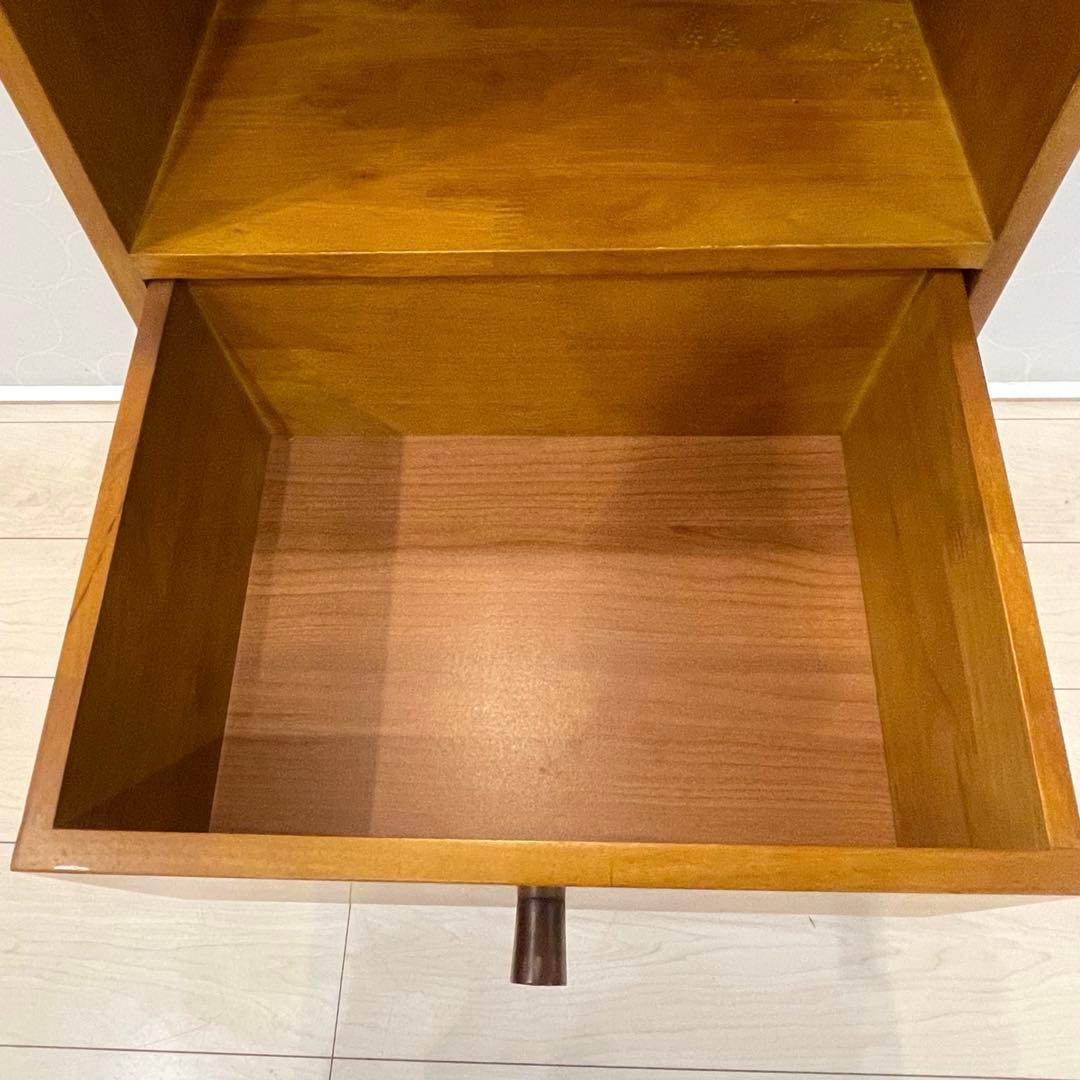 【弘益】KOKOA 天然木 キャビネット サイドチェスト 収納家具 北欧風