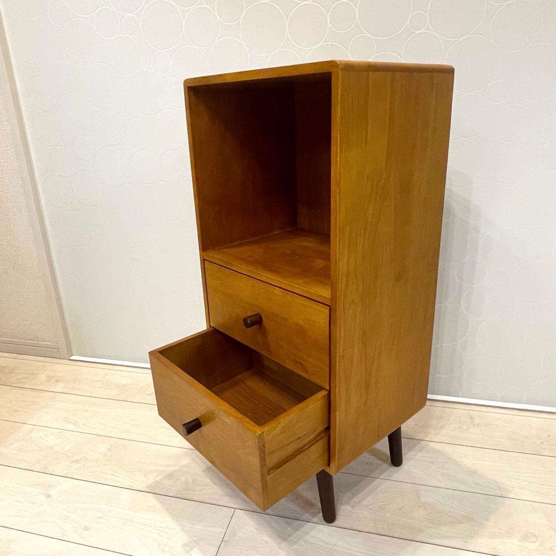 【弘益】KOKOA 天然木 キャビネット サイドチェスト 収納家具 北欧風