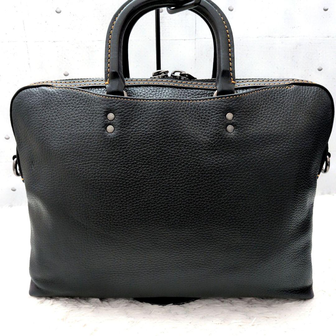 【極美品 レア】コーチ　ローグ　スリム　ブリーフケース　2WAY　ビジネスバッグ