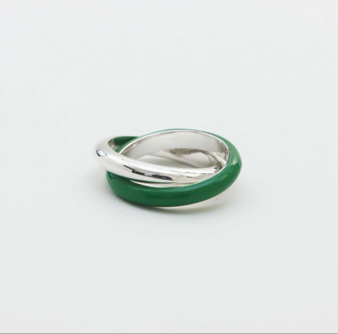 ボッテガ　19号 インターロッキング ダブルリング