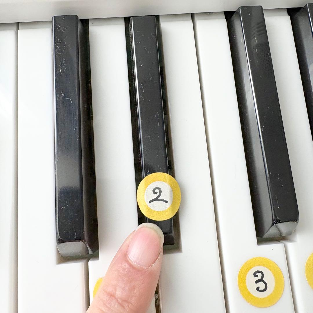 CASIO カシオ　光ナビゲーションキーボード　LK-108 かわいい電子ピアノ