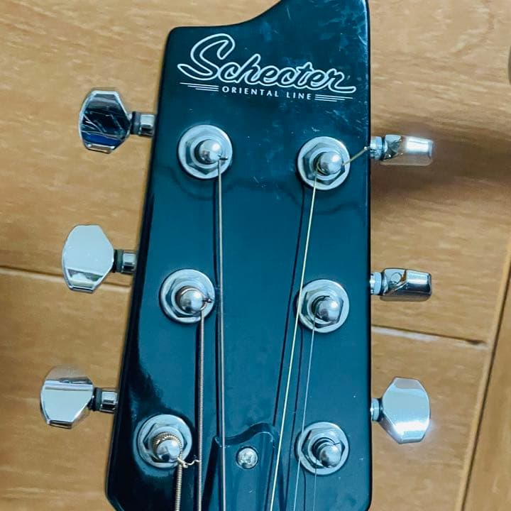 シェクター、Schecter　オリエンタルラインOL-FL/WHT　エレアコ