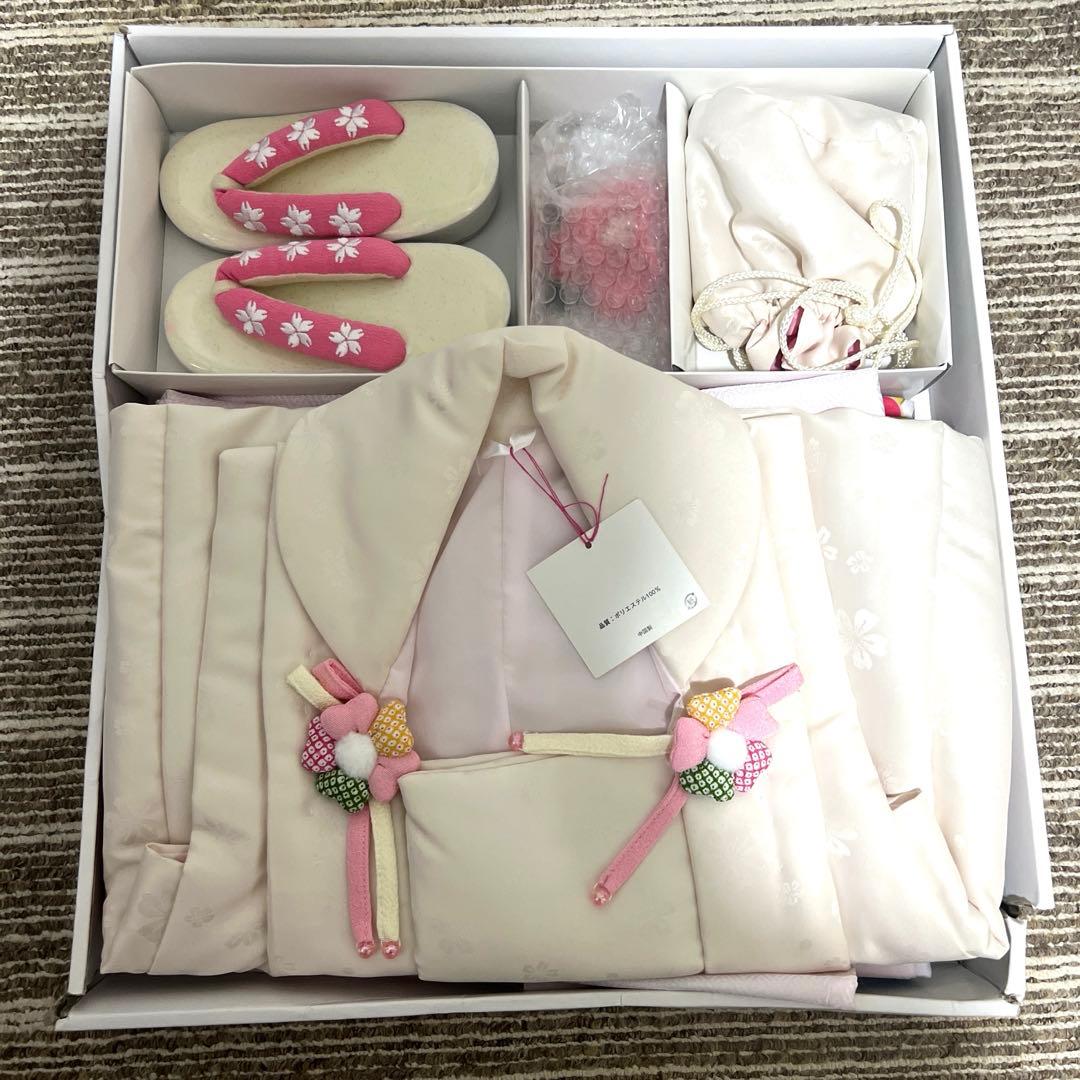 【新品】七五三 着物 三歳　3歳　着物　被布　セット　未使用