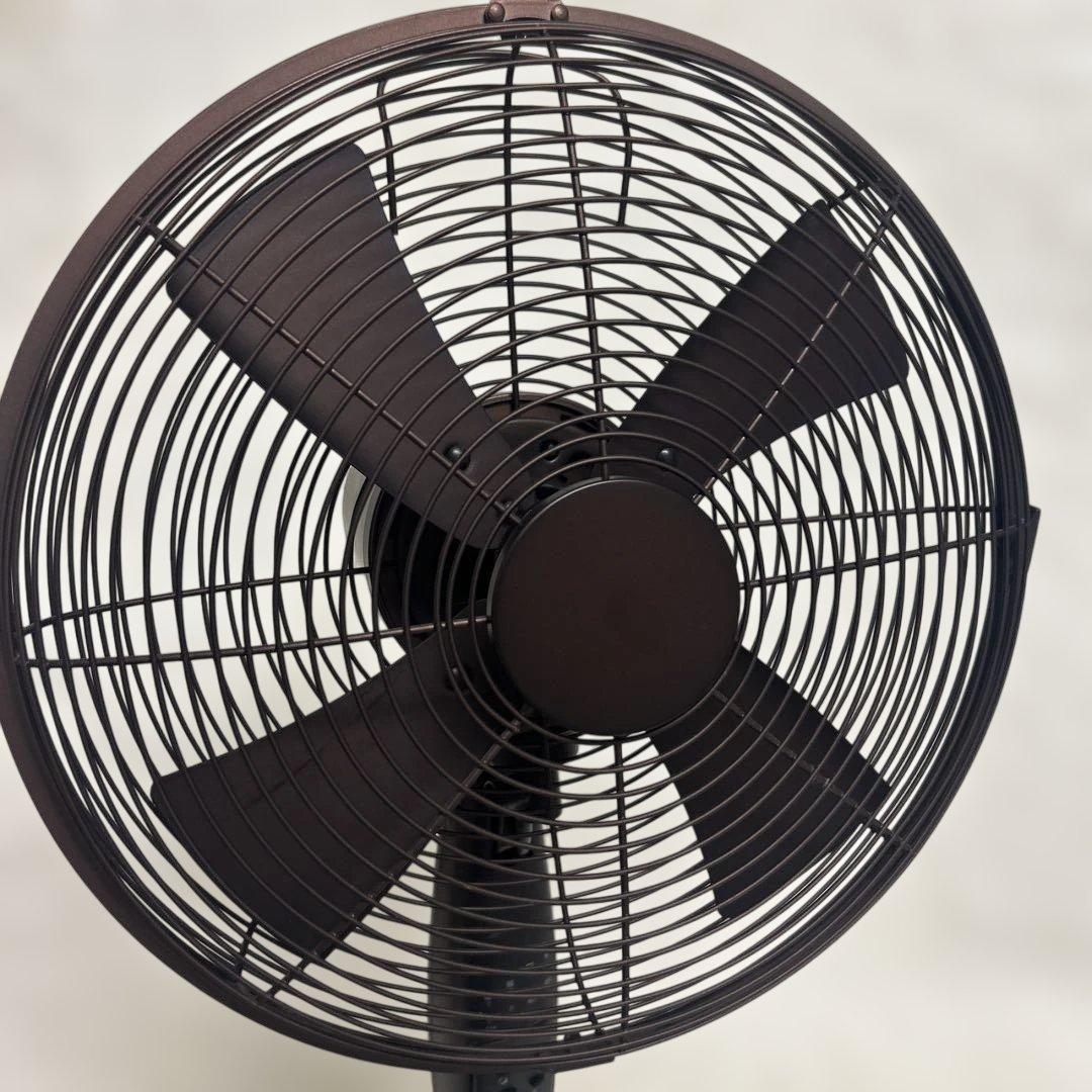 【美品】rir-350 ドウシシャ　扇風機　メタルブラウン　メタルファン