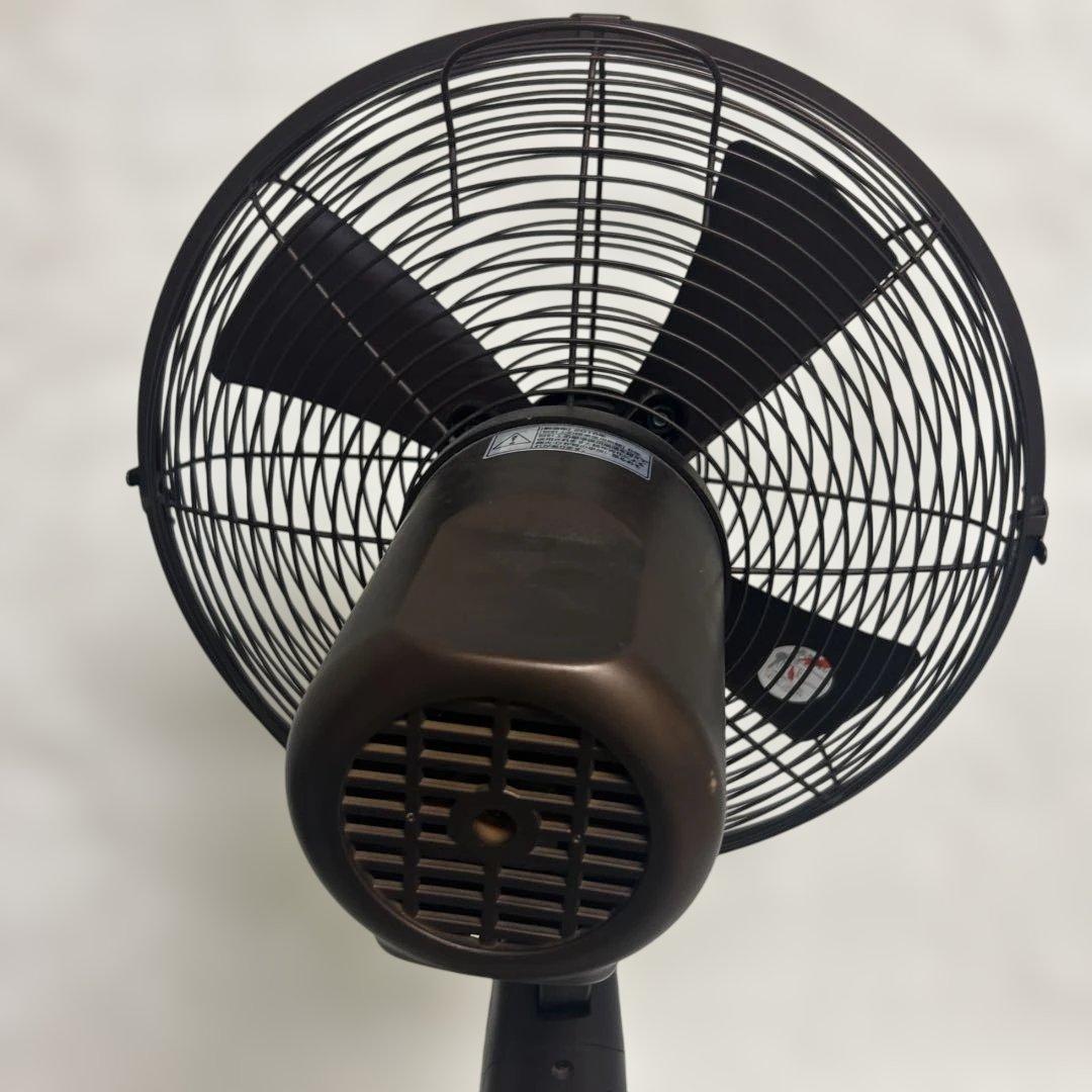 【美品】rir-350 ドウシシャ　扇風機　メタルブラウン　メタルファン