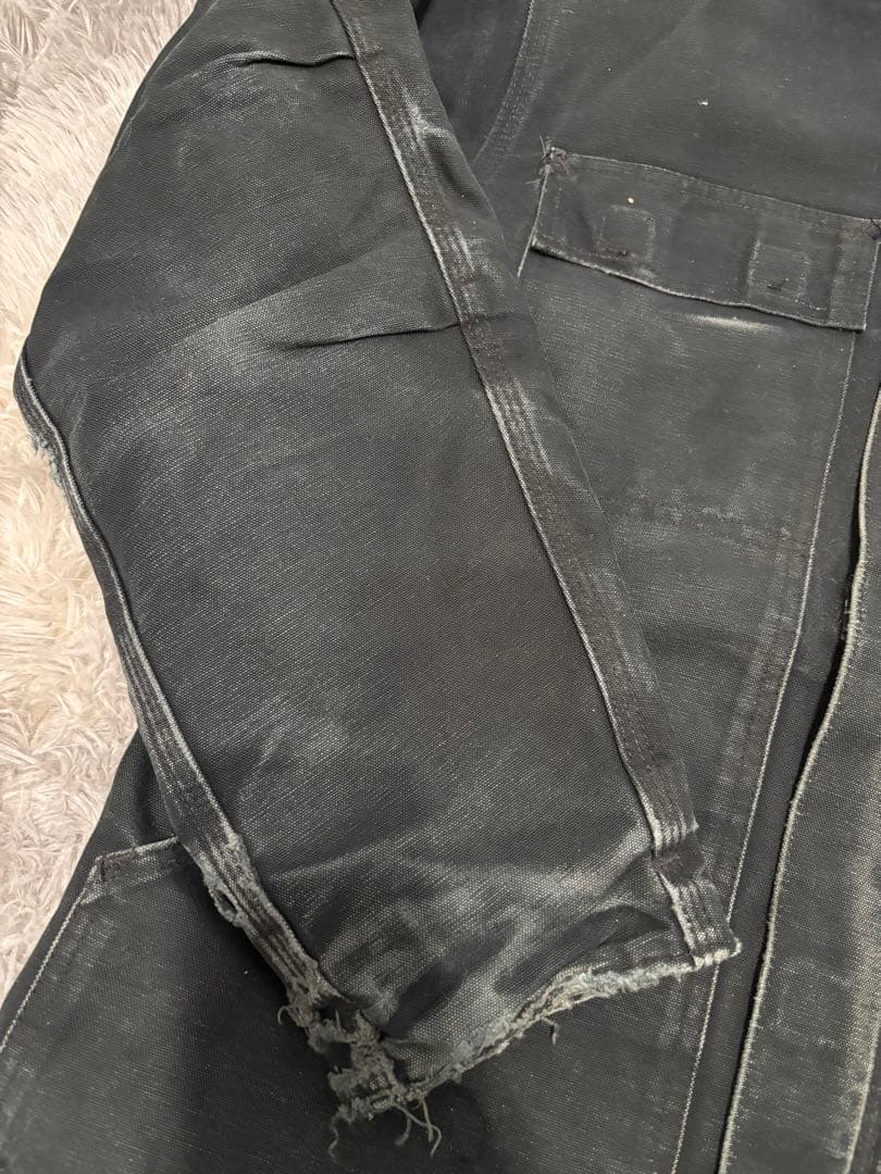 Carhartt ダークグリーン　ジャケット　コート　 コーデュロイ襟