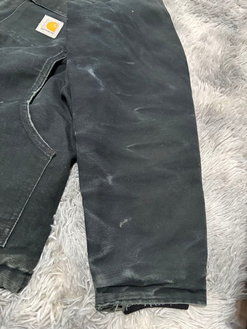 Carhartt ダークグリーン　ジャケット　コート　 コーデュロイ襟