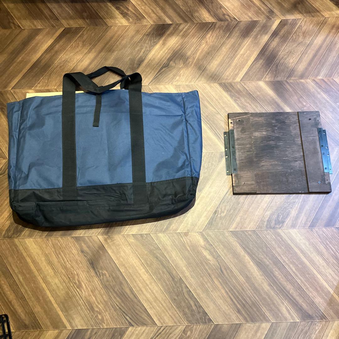 フィールドラック/ユニフレーム x 4台＋連結用天板 / キャンプギークス