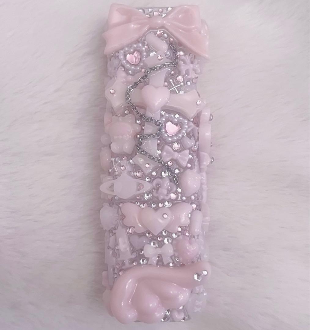 現品 iQOS イルマワン デコケース ハンドメイド 量産型 地雷系 ピンク 白