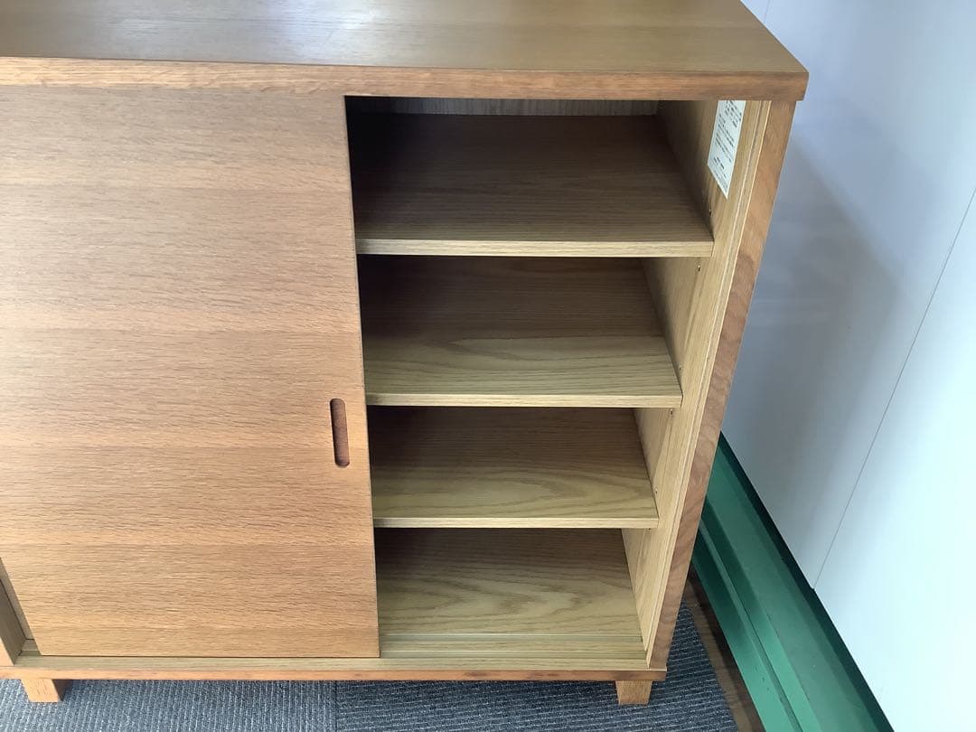 無印良品　オーク材キャビネット