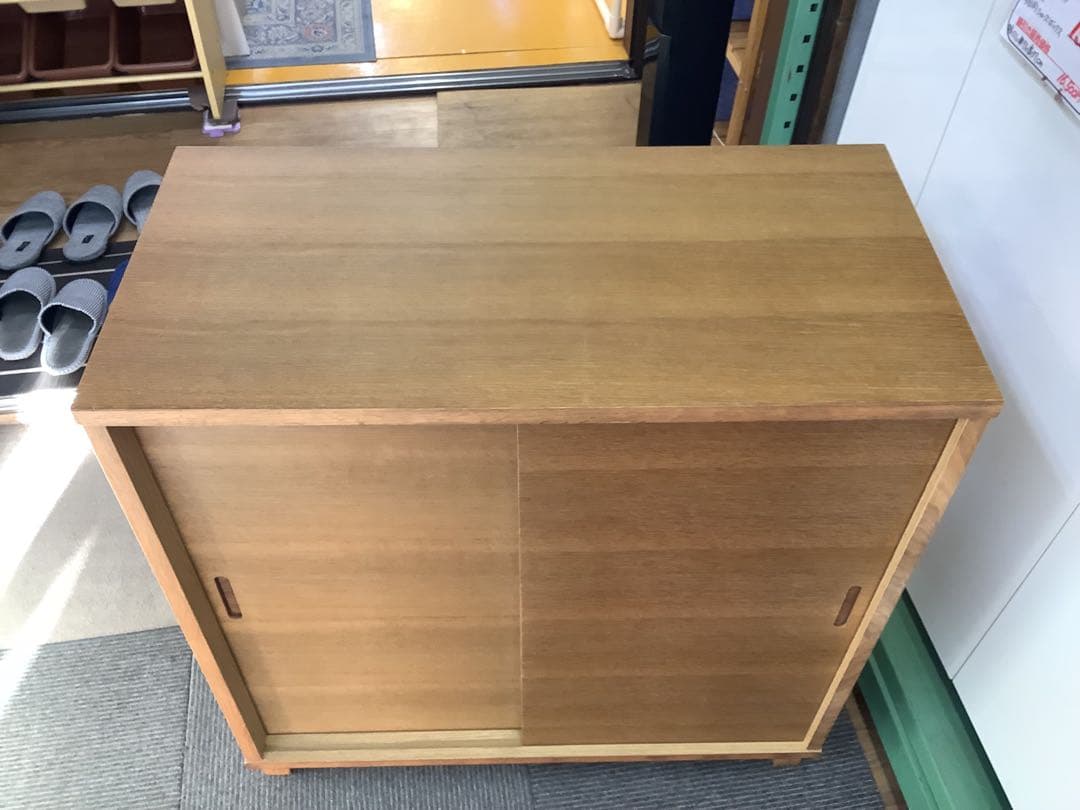 無印良品　オーク材キャビネット