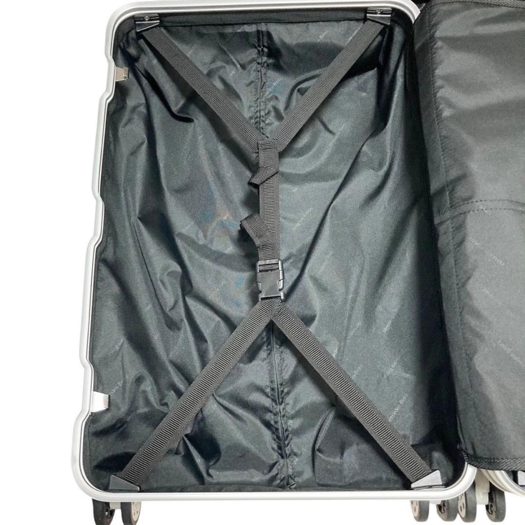 メルセデスベンツ スーツケース キャリーケース 65L TSAロック シルバー
