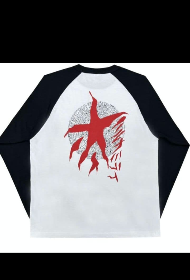 ハルカミライ 赤星ラグラン ロングTシャツ/ロンT XL