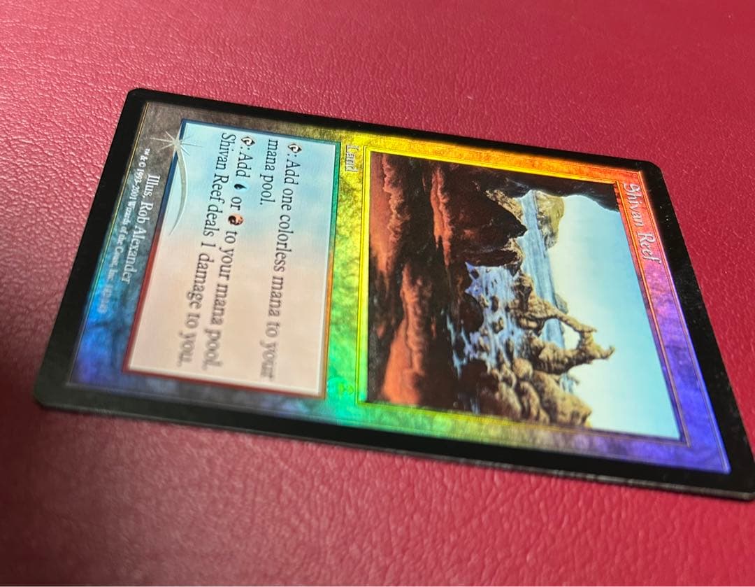 mtg シヴの浅瀬　Shivan Reef 英語foil1枚