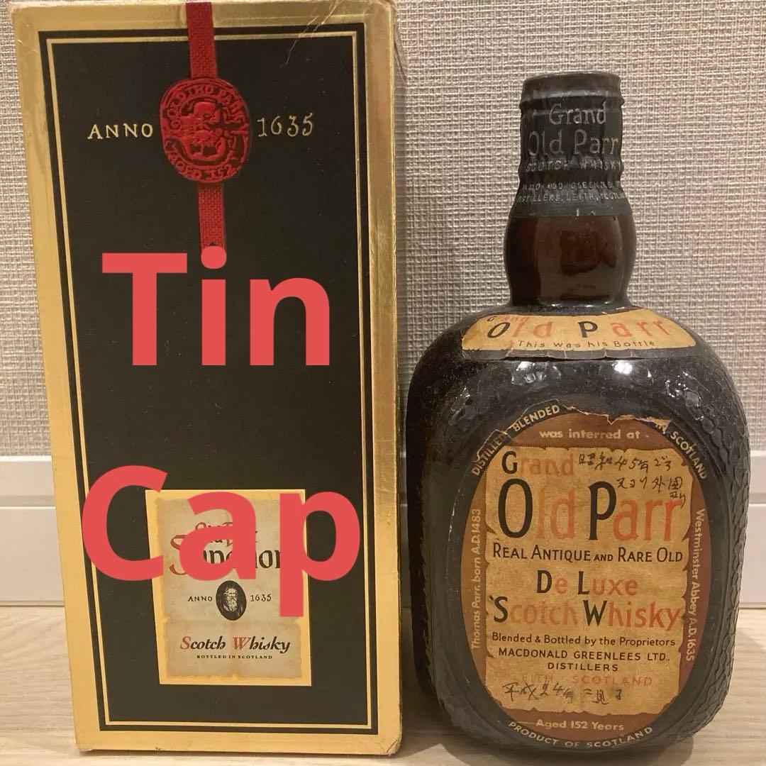 【旧ボトル】Old Parr （ティンキャップ）スコッチウイスキー