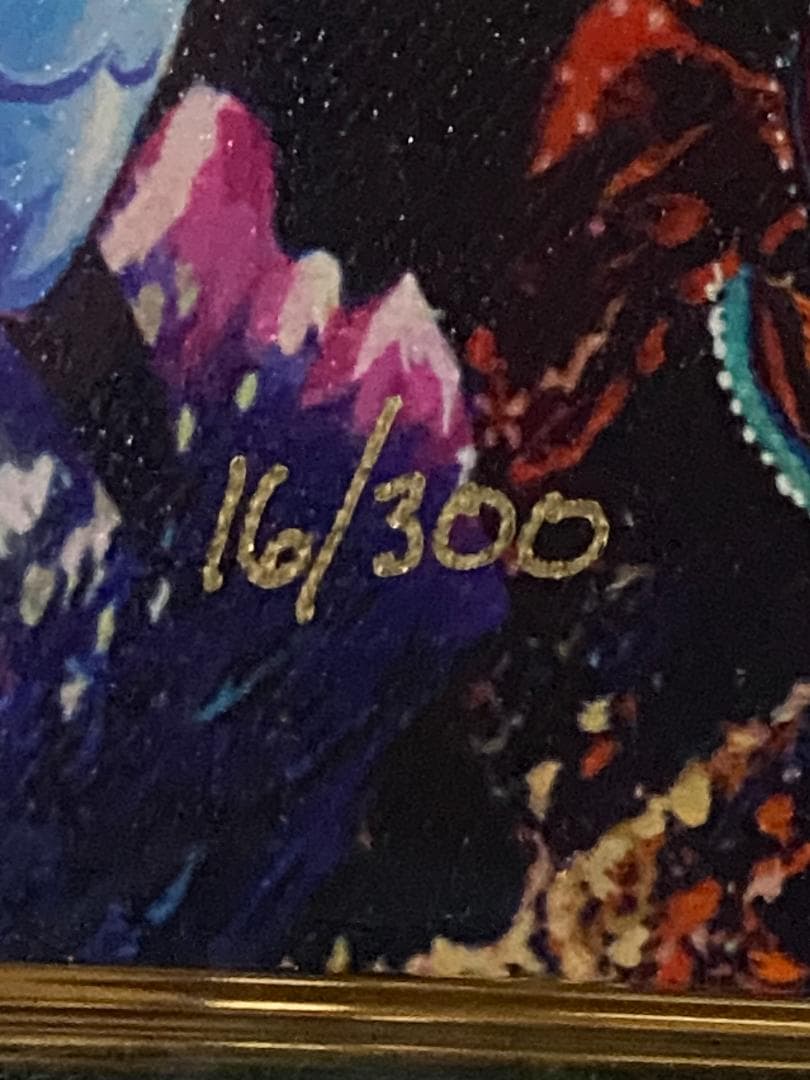 【11/30まで値下げ】クリスチャン・ラッセン グロリアス ライフ（額付き）