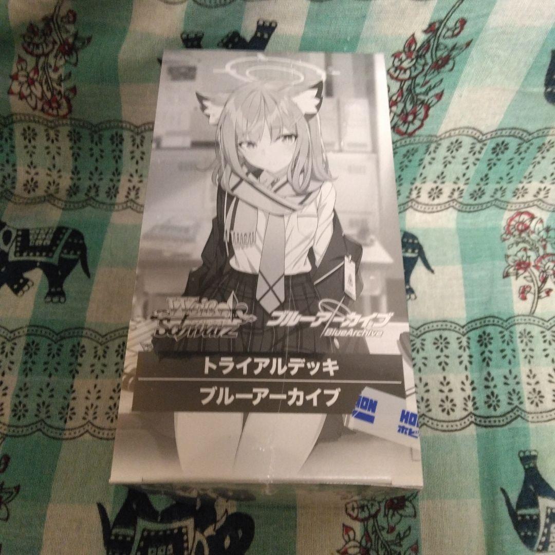 新品未開封　ヴァイスシュヴァルツ　ブルーアーカイブ トライアルデッキ初版6個入り