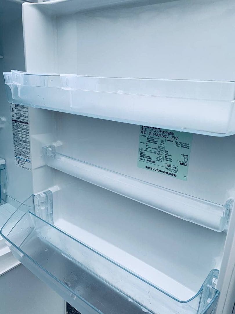 ♦TOSHIBA ノンフロン冷凍冷蔵庫【2018年製】GR-M33SXV