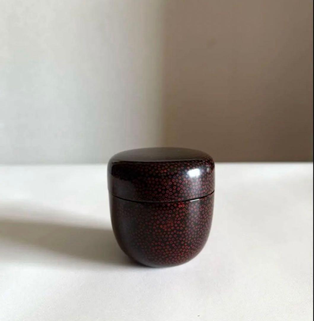 伝統工芸品 津軽塗 七々子塗 本漆 棗 茶入 漆器 茶道具