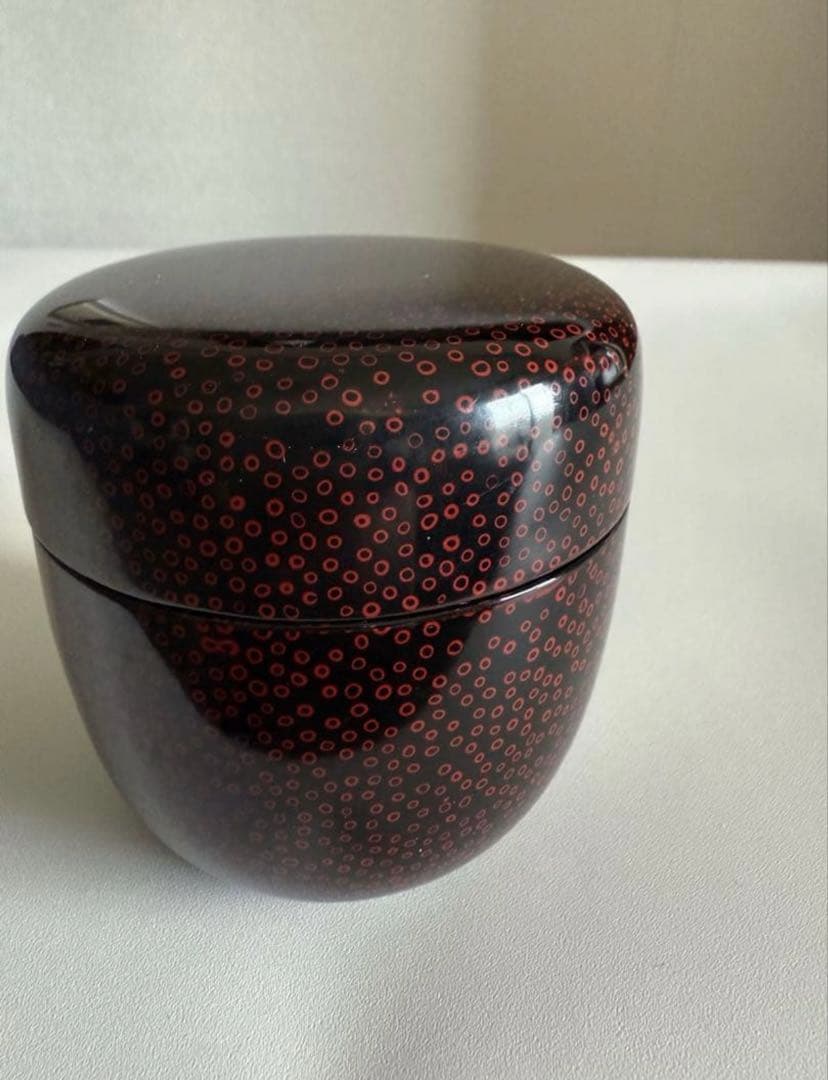 伝統工芸品 津軽塗 七々子塗 本漆 棗 茶入 漆器 茶道具