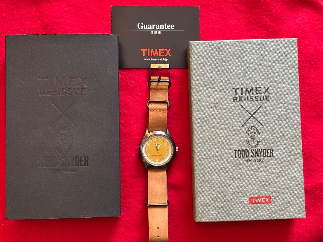 TIMEX RE-ISSUE 腕時計 ゴールドダイアル
