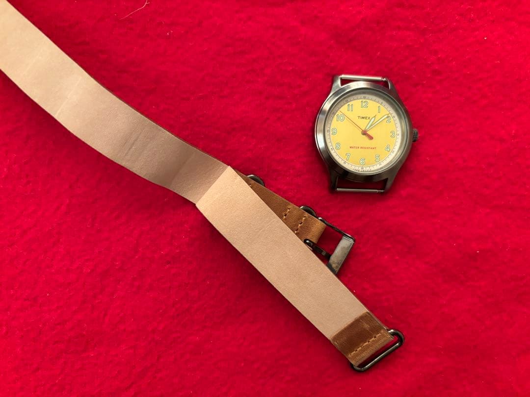 TIMEX RE-ISSUE 腕時計 ゴールドダイアル