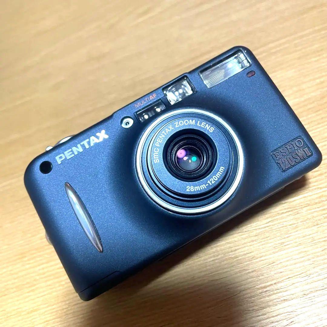 【動作確認済】Pentax ESPIO 120SW Ⅱ 限定色 インディゴブルー