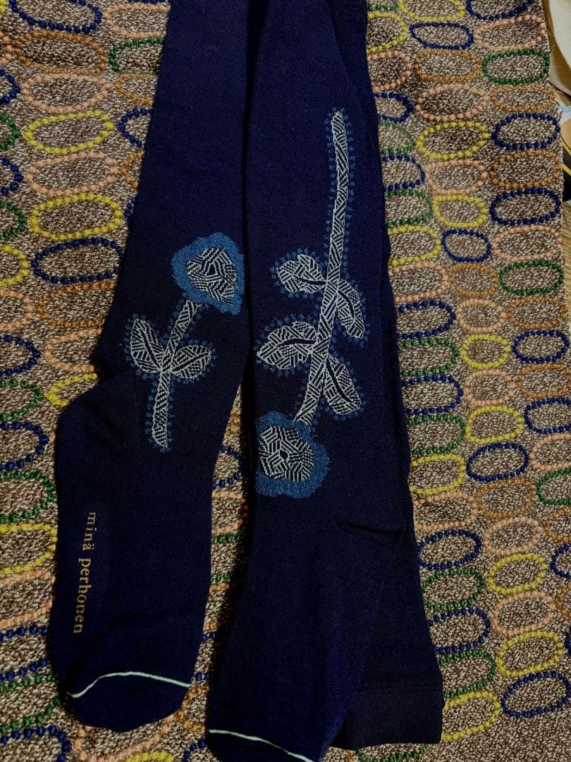 ミナペルホネン　新品　forest garden タイツ　フォレストガーデン