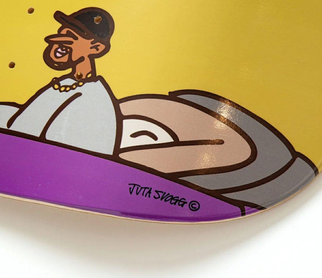 APPLEBUM × JUTA SVOGG 限定スケートボード ウッドデッキ