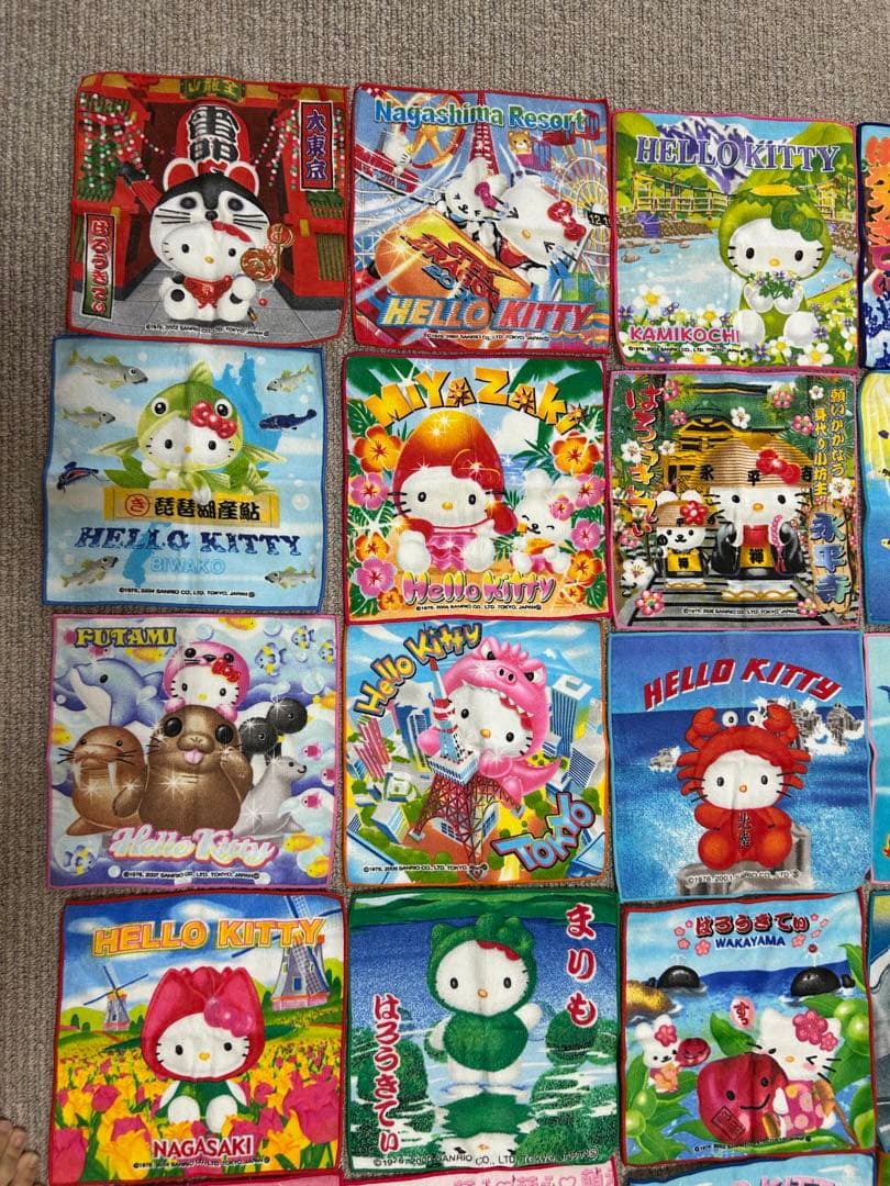 Hello Kitty キティ　ご当地ハンカチ　ハンカチ