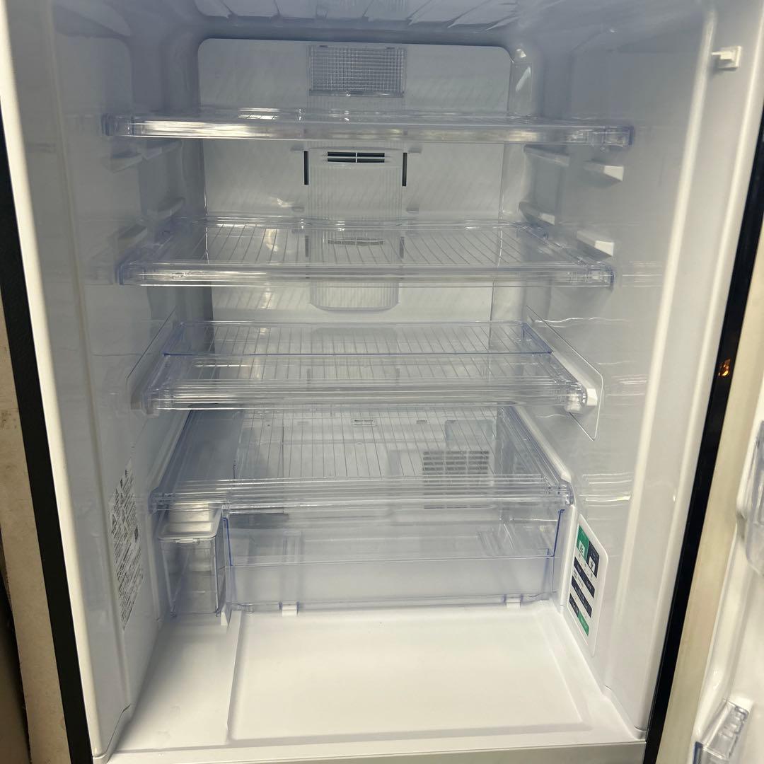 SHARP 2021年製 3ドア冷蔵庫 ワインレッド