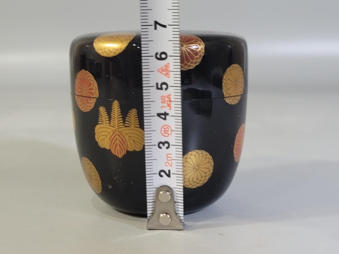 茶道具 長野横笛 作 高台寺蒔絵 棗 美品 古美術