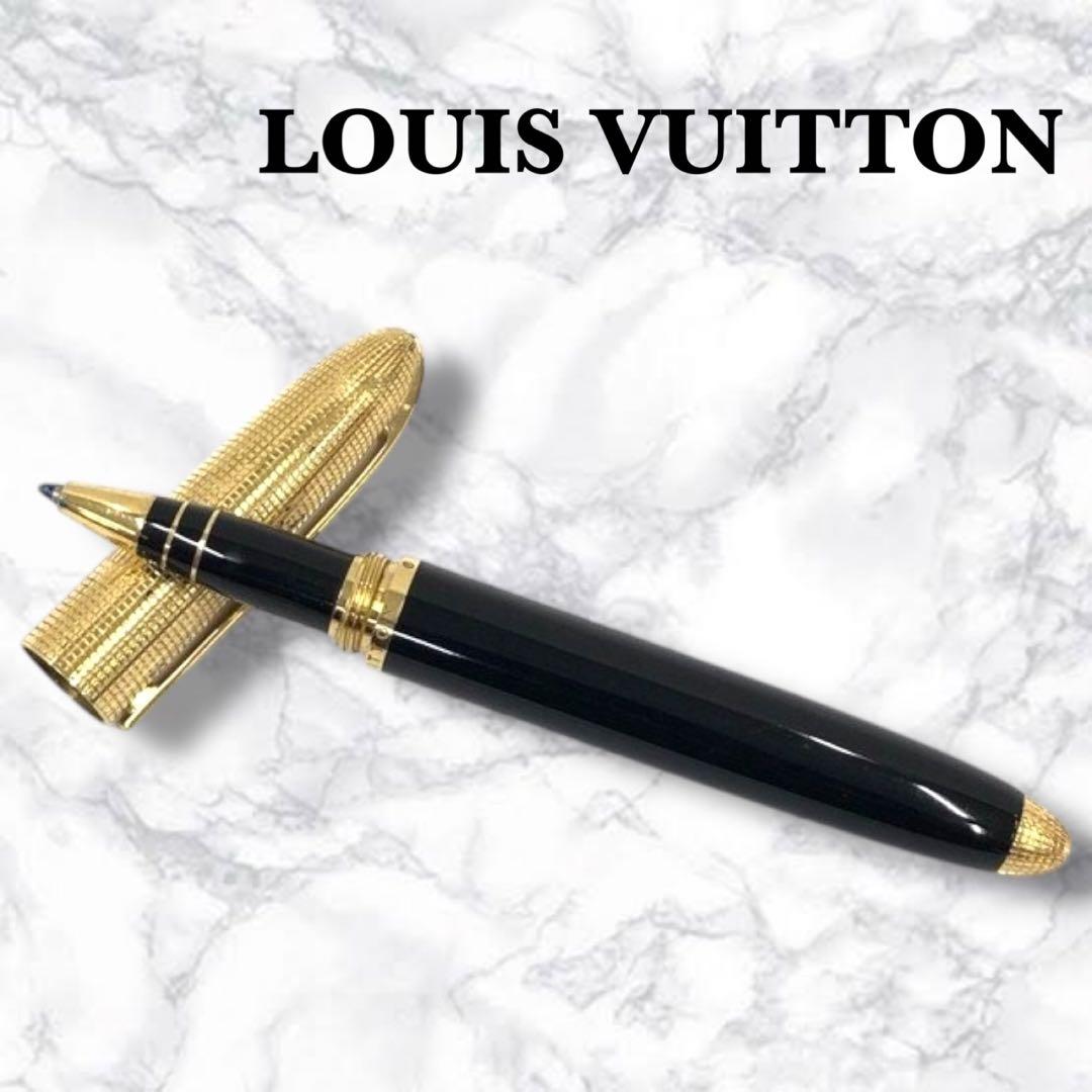 美品 ルイヴィトン ボールペン ドックラッカー ゴールド