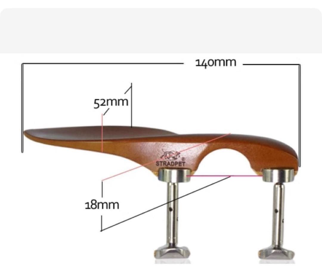 このちゃん高精度軽量バイオリン4/4顎当グァルネリ型チタニウム