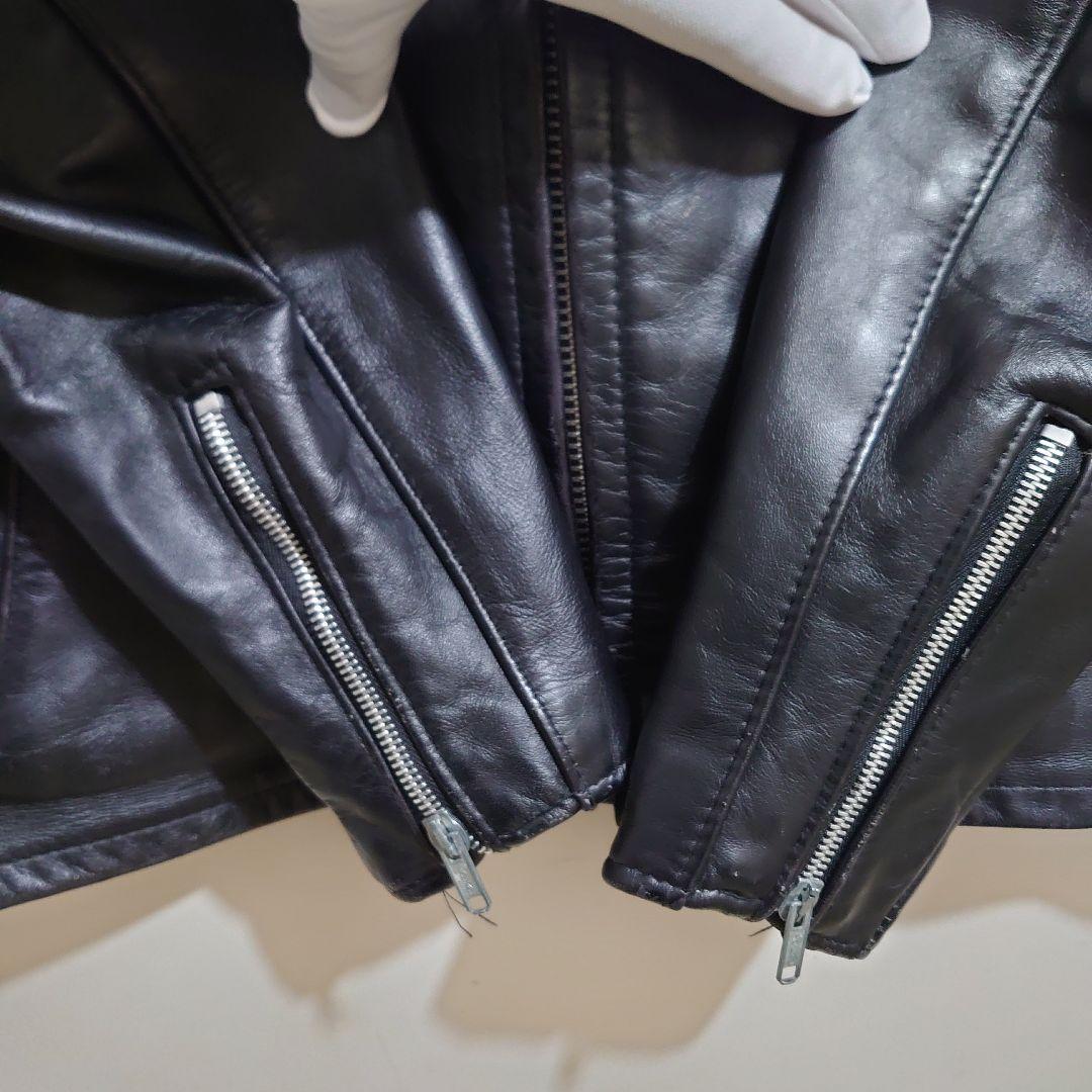 ★美品★Schott６４１　シングルライダース　黒　size４０　アメリカ製