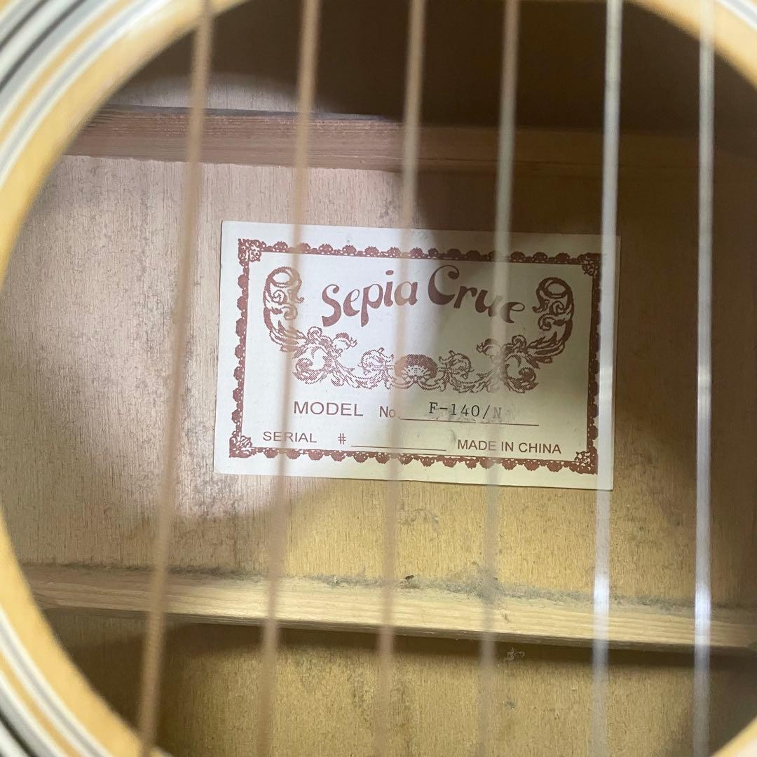 Sepia Crue アコースティックギター F-140/N ケース付き