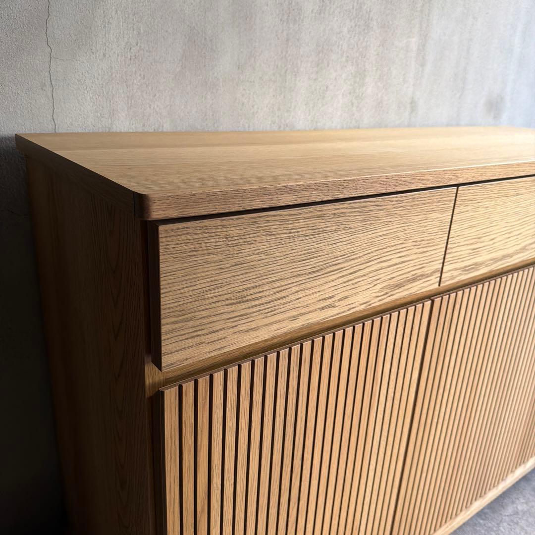 展示品 美品　Unico DIFE(ディフェ) キャビネット W1200 送料込