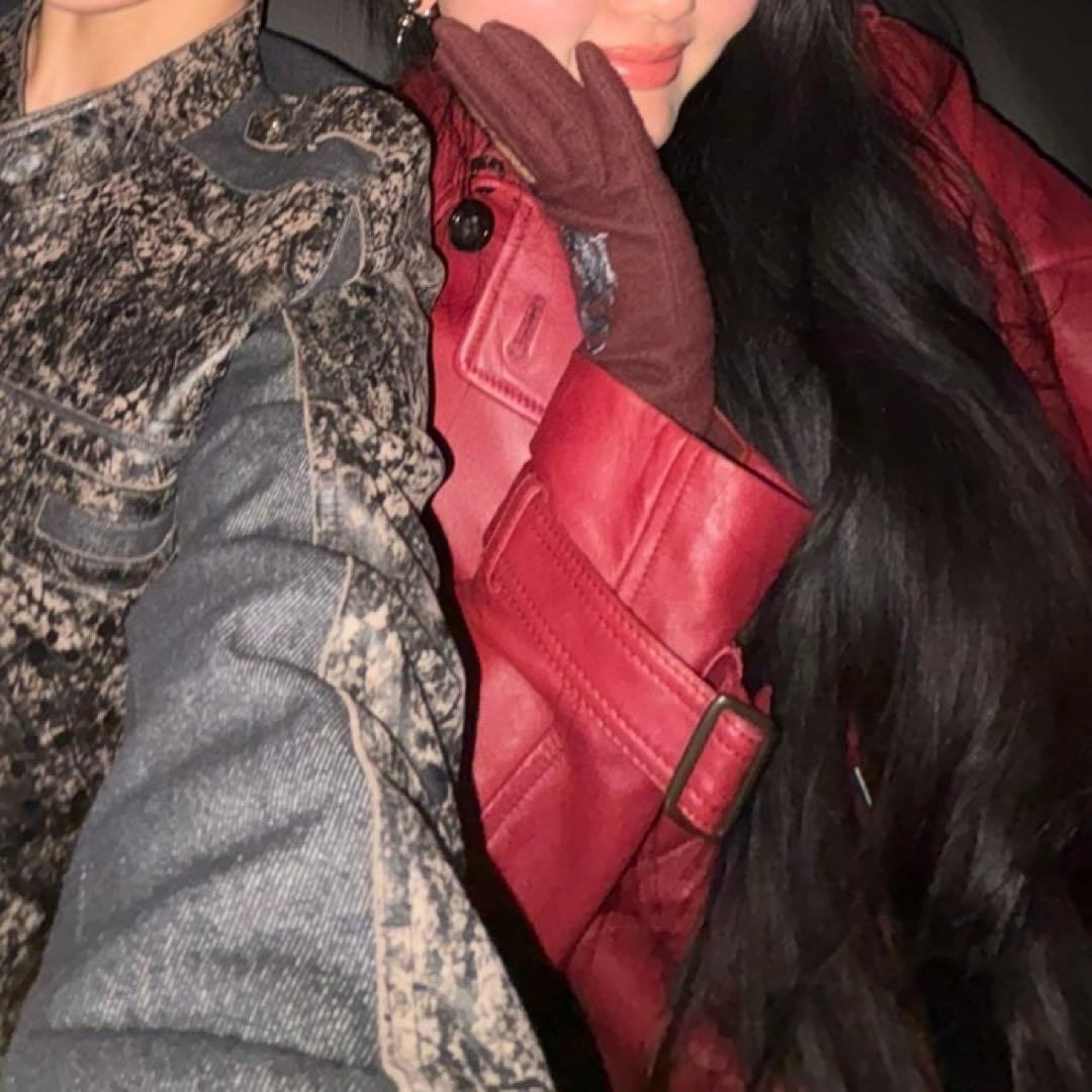 Jean Paul Gaultier ドラゴン バーガンディ手袋 美品