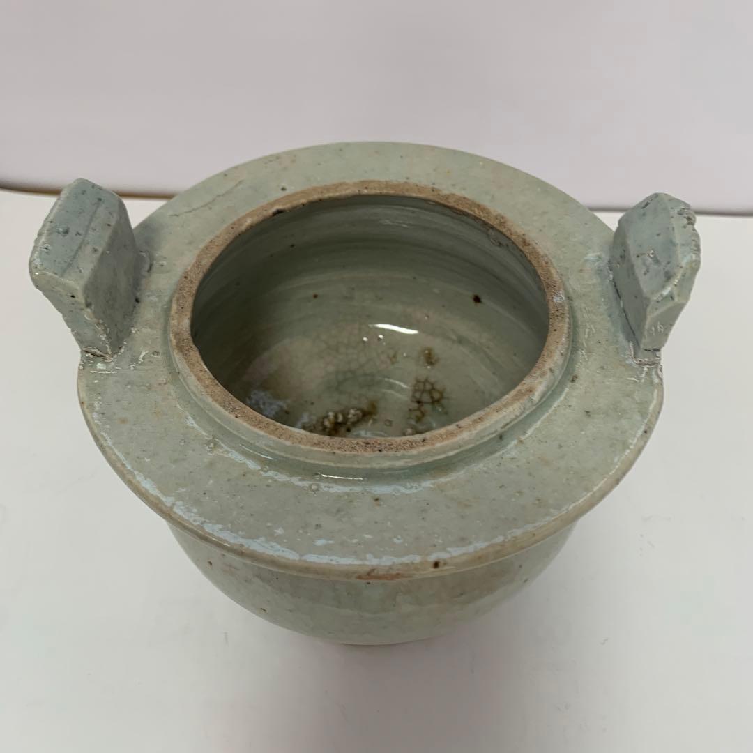 朝鮮美術　青磁　香炉　送料込み