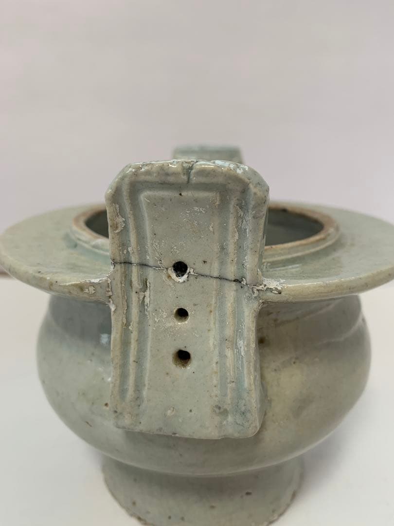 朝鮮美術　青磁　香炉　送料込み