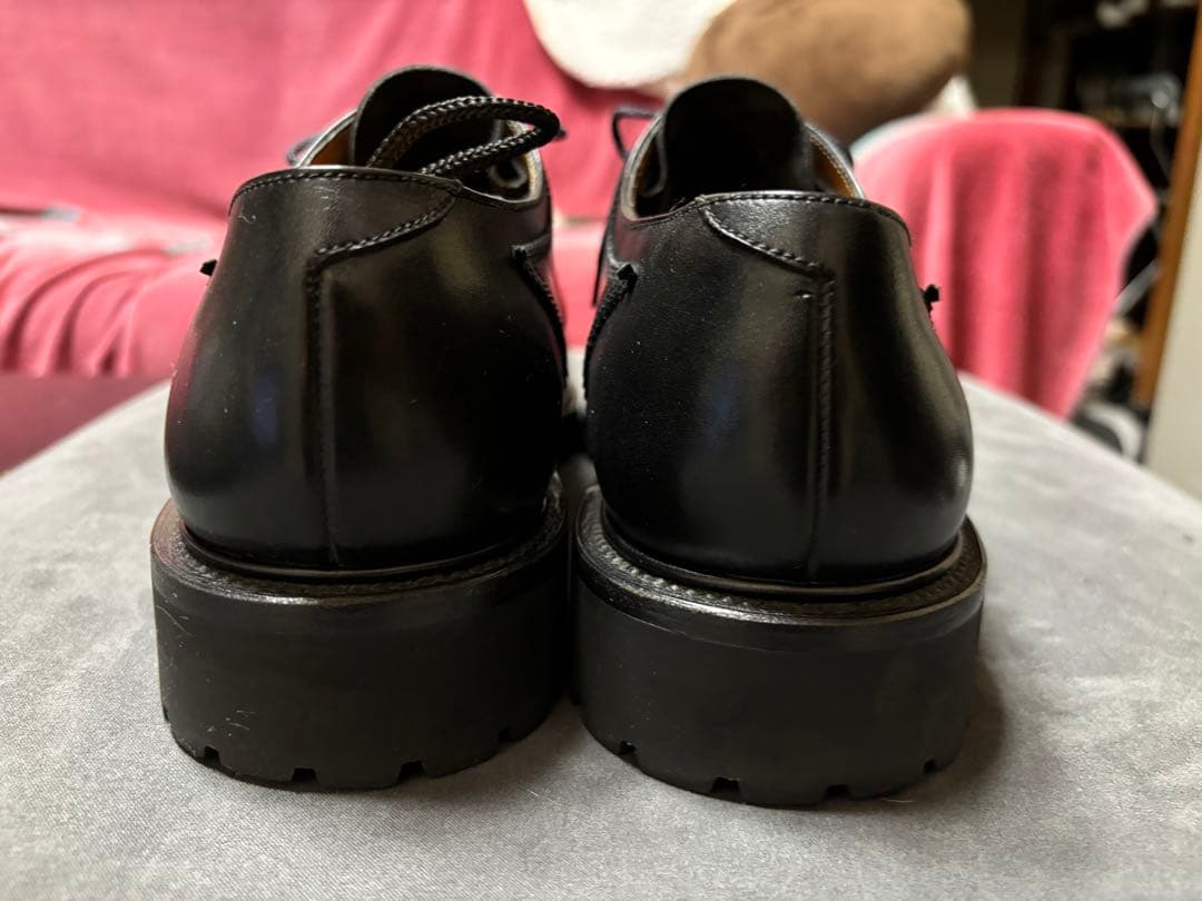 f*5様 J.M.WESTON プレーントゥ カーフ ブラック 8C　26cm