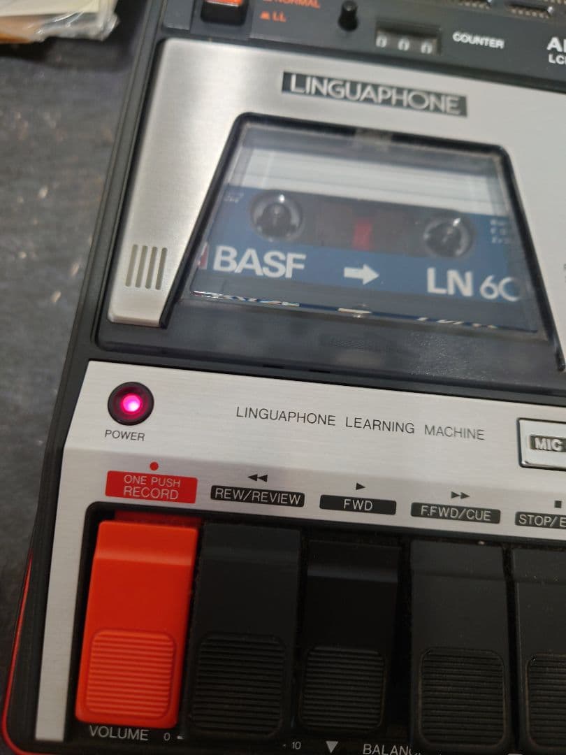 ワンプッシュレコーディングカセットレコーダー LLコンパクトコータ LCR860