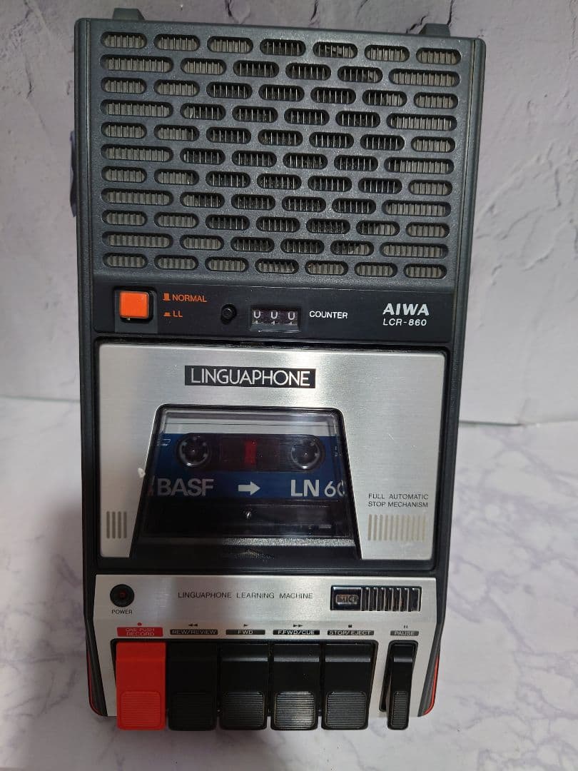 ワンプッシュレコーディングカセットレコーダー LLコンパクトコータ LCR860