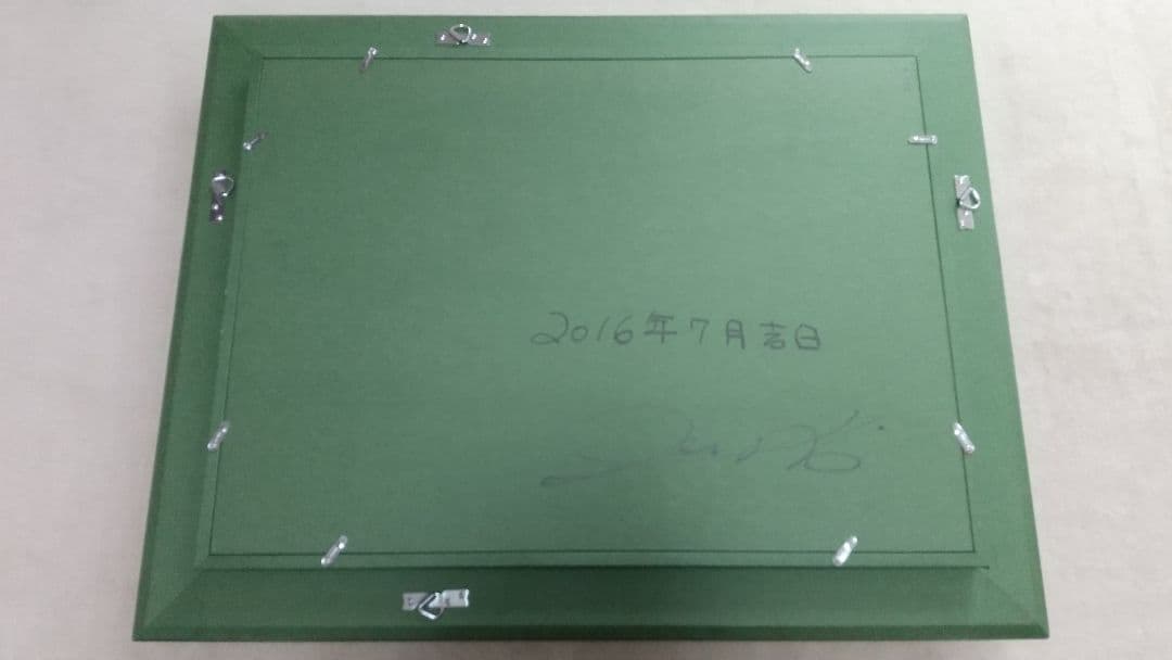 油絵　荒木淳一　ベネチアの夕暮 2016年　サイン　油絵　フィレンツェ　p6