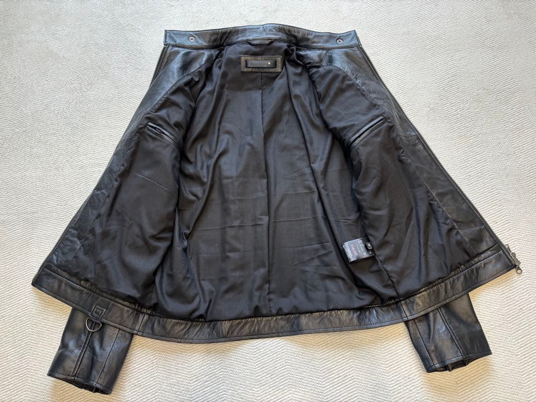 リューグーレザーズ／ラムレザー シングルライダース レザージャケット M