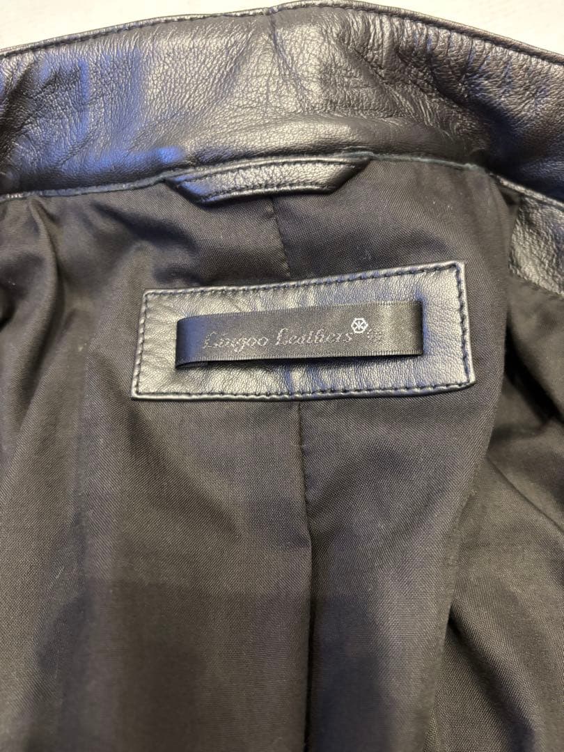 リューグーレザーズ／ラムレザー シングルライダース レザージャケット M