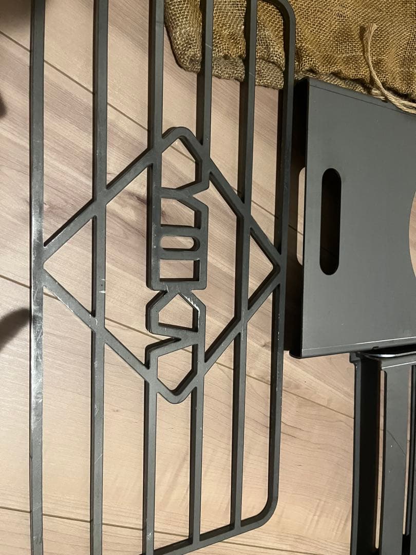 【未使用】YOKA 焚き火台 メタルグリル 収納バッグ付き